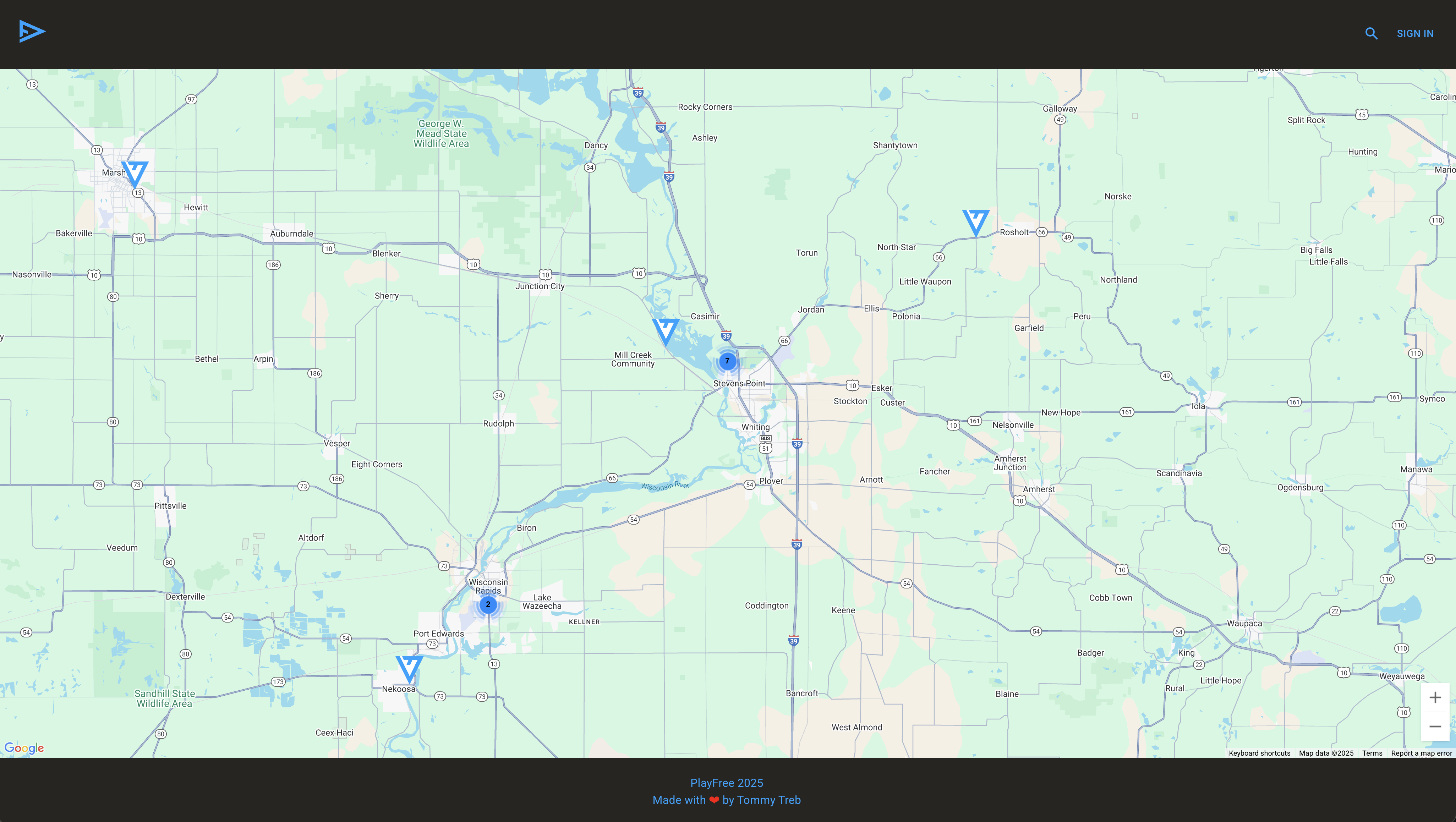 Play Free location finder